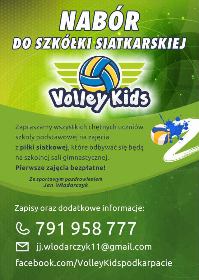 Volley Kids plakat mały